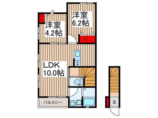 ポルトボヌールの物件間取画像